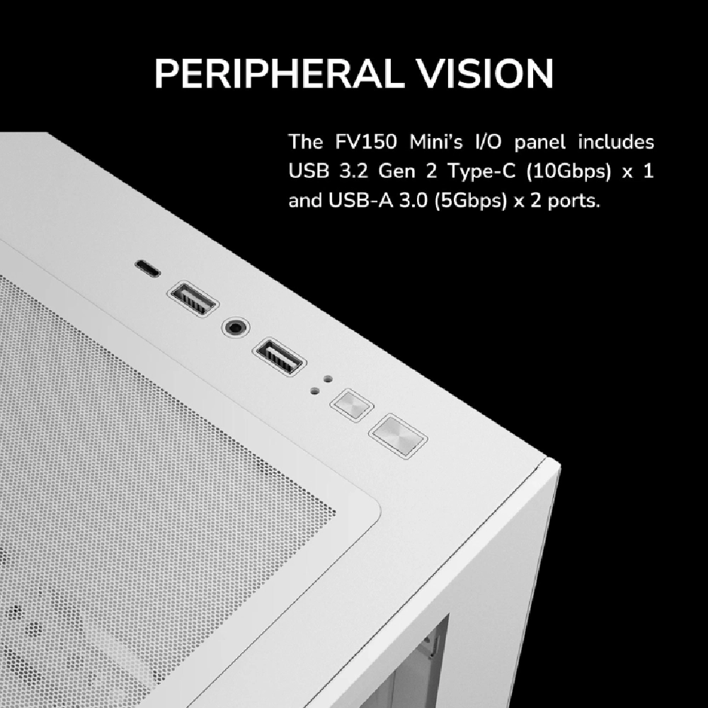 Cougar Gaming Cabinet FV150 MINI RGB (White) view 4
